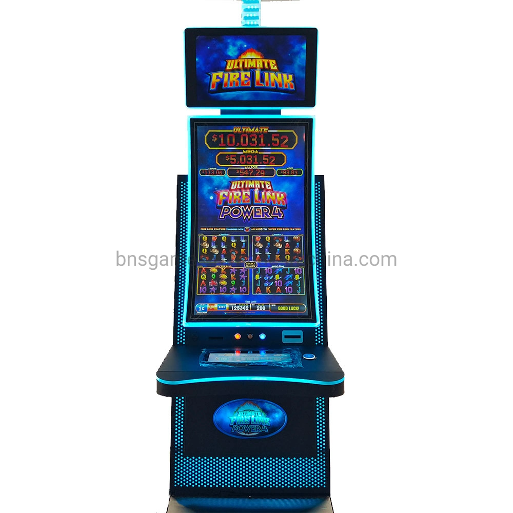 43"Ultimate Fire Link Multi Game Slot Cabinet with Ideck for Sale