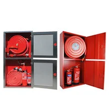 1.2mm Thickness Fire Fighting Equipment Fire Hose Reel Cabinet