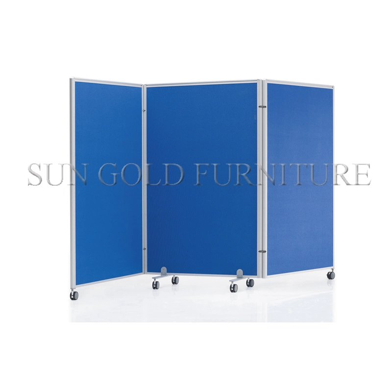 Cheap Folding Screen Room Divider with Wheels Partition Wall (SZ-WST787)